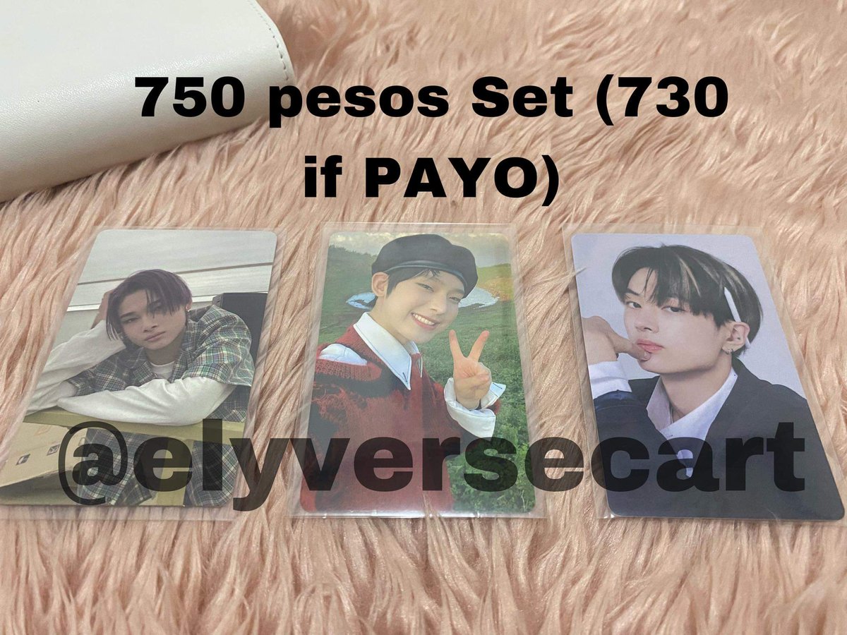 elyversecart's tweet photo. ‼️🥰 WTS LFB ENHYPEN 🥰‼️ #elyqtsells

Mini Set: Heeseung Hoodie Essential (Ess)
Jay Sando (Braso)
Teddywon
Sunoo beret with Teeth

⤷ prices on the picture below
⤷ on hand
⤷ a mint condi
⤷ can give discount for sf
⤷ MOP: GCASH
⤷ MOD: direct JNT https://t.co/CuhAtP2Q0u