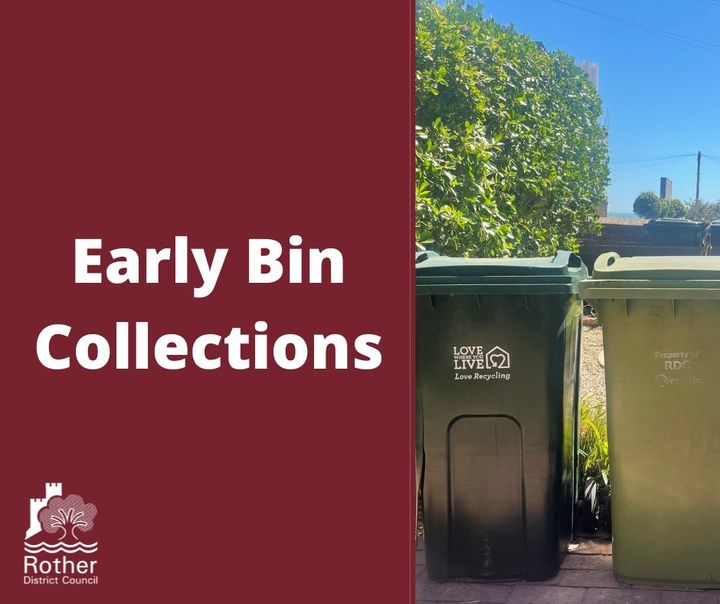 🥵 Due to continuing high temperatures, collection rounds will continue to start at 6.30am (usually 7am). 

This will help shorten the period of time the crews are working during the hottest part of the day. 

Please ensure containers are presented for this earlier start time.