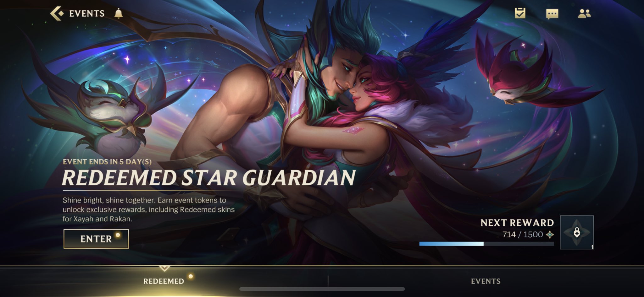 1 pic. @wildrift @artqueues @UwuCoelha @JezzaWorks18 There’s something wrong with the redeemed star guardian event. I’m unable to spend or earn my points https://t.co/AM5FI17xPb