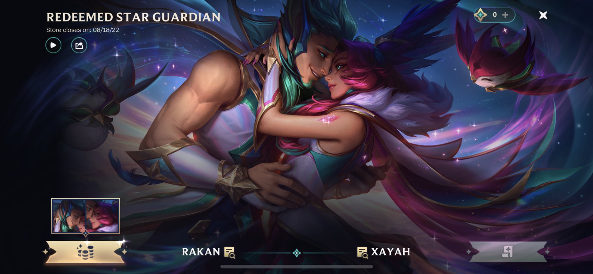 2 pic. @wildrift @artqueues @UwuCoelha @JezzaWorks18 There’s something wrong with the redeemed star guardian event. I’m unable to spend or earn my points https://t.co/AM5FI17xPb
