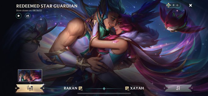 Liam - 2 pic. @wildrift @artqueues @UwuCoelha @JezzaWorks18 There’s something wrong with the redeemed star guardian event. I’m unable to spend or earn my points https://t.co/AM5FI17xPb