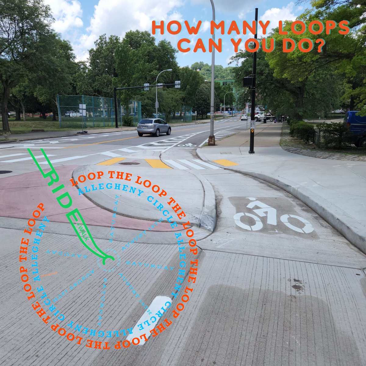 BikePGH's tweet photo. TODAY: ride / walk / roll with us in Northside. We'll see you at the LOOP! #getdizzy 
https://t.co/Tjm3wf79e0 https://t.co/KNKPMnKBJ6