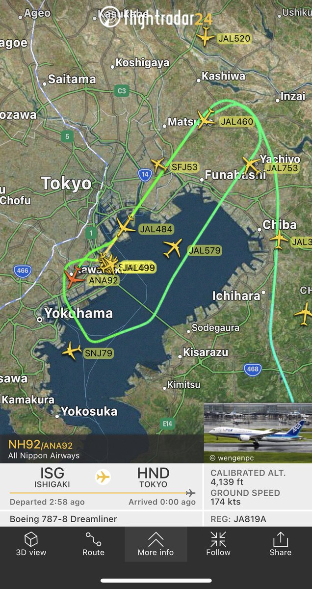 743N213JL's tweet photo. 2度目のゴーアラウンド!
#ana92 #nh92 https://t.co/S9pQXGejoh