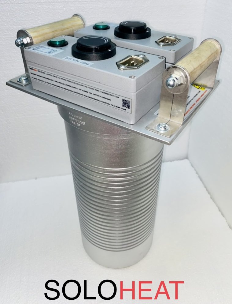 AIRBUS A350 Axle bore heater enhanced design by Soloheat coming to service teams around the globe #soloheat #airbus #100%InHouseDesign&amp;Manufacturing