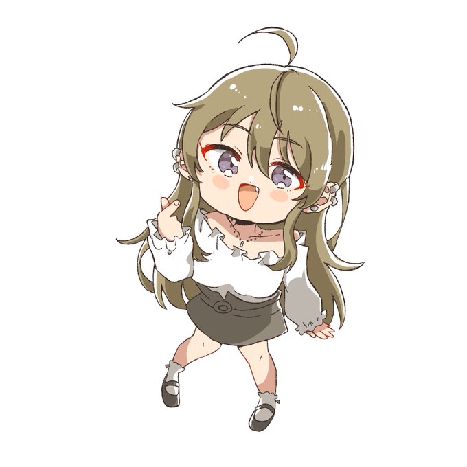 明日です!!!うちの子キミヤマちゃんのステッカーも描きました!もしかしてうちの子が入っているかもねウフフ……どうぞよろしくお願いします～～!!!!#C100お品書き 