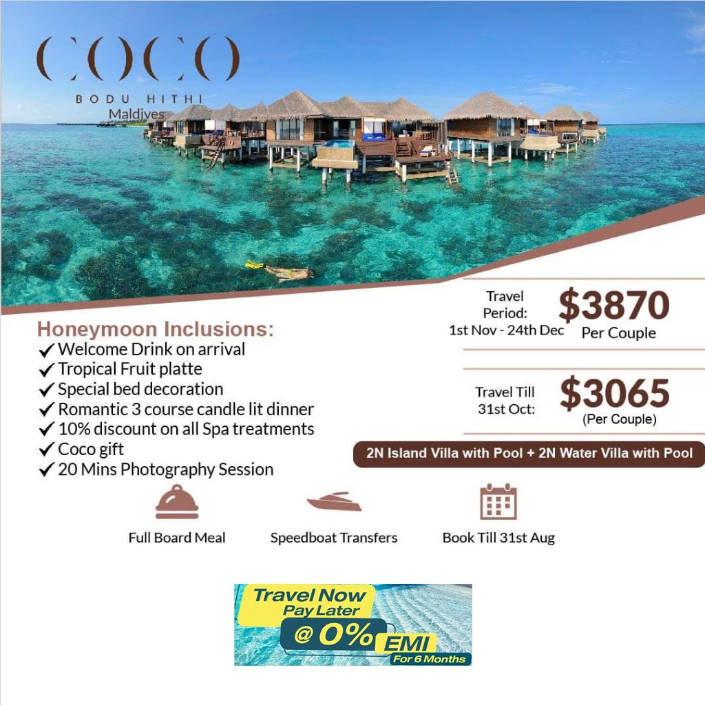 voyapal101's tweet photo. Book your Luxury Holiday With VOYAPAL With Option Of TRavel Now Pay Later With 0% EMI For 6 Months. For Details Call @ 9967411177 Or WhatsApp 98922908888 https://t.co/bgcYUa6Iyb