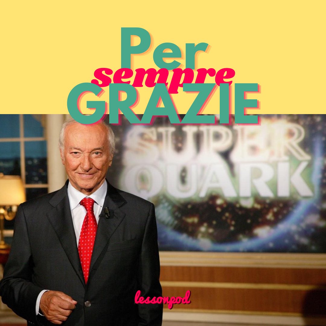 È un giorno molto triste per chi prova, come noi, a rendere la cultura un po’ più accessibile per tutti. 

Grazie Piero per tutto quello che hai fatto. Non ti dimenticheremo mai.

#pieroangela #superquark