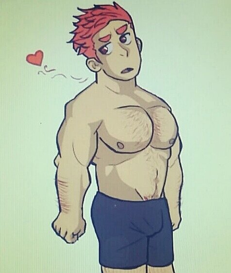 PixelCake4's tweet photo. New OC
👉❤️👈✨

#gay #bara #originalcharacter #muscle #sketch https://t.co/QeOtjX5UP3