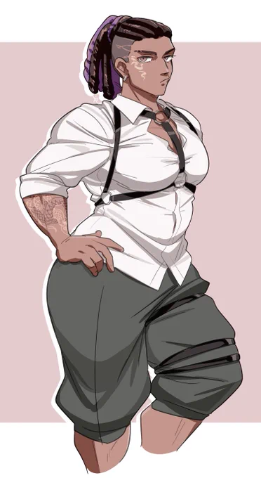 #いいねした人の画像欄覗いて素敵絵を私の絵柄で描いてもいいですかあゆさん()のこちらの絵を描かせて頂きました。デカ尻に探知センサーが反応したけど成程ハワイのHO2なら納得スケベな乳強調ベルトを着けている罪により元よりきつめに締めさせて頂いてます。 
