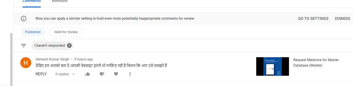 kaushalvshah's tweet photo. This single comment on our (@eVitalRx ) youtube channel has made everything we have done in last two years worth it!

@AagamJain6394 @RaumilShah009 @pchintanm https://t.co/BwVGNA7ZTG