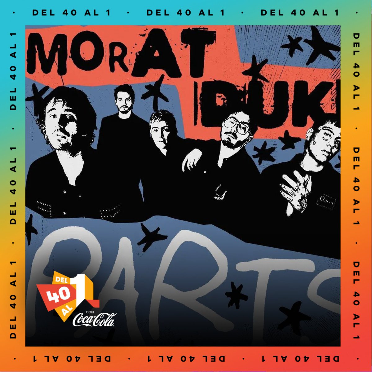 Del40al1_es's tweet photo. Parece que @MoratBanda y @DukiSSJ se van de PARIS subiendo al #17 (+3) #Del40al1CocaCola https://t.co/jctATmDLJe https://t.co/r7VLwYCMlR