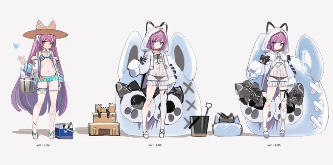 Swimsuit tashkent drafts and ideasVee 1.05 is extra and I'll get to her once I have the time! #アズールレーン #AzurLane 