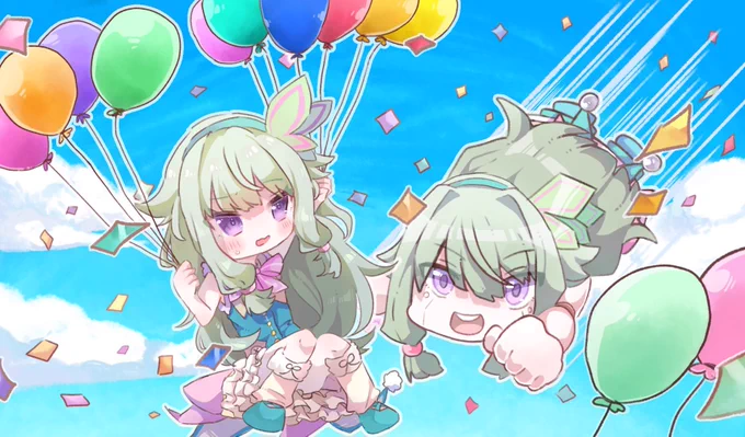 寧々ちゃんとネネロボさん、描かせていただきました〜!素敵な企画、ありがとうございました!#ワンダショprsk合作動画企画#prsk_FA 