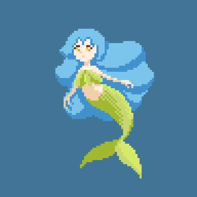 HCK0905's tweet photo. 久しぶりの人魚〜🧜‍♀
#pixelart https://t.co/lK7urc3xqT
