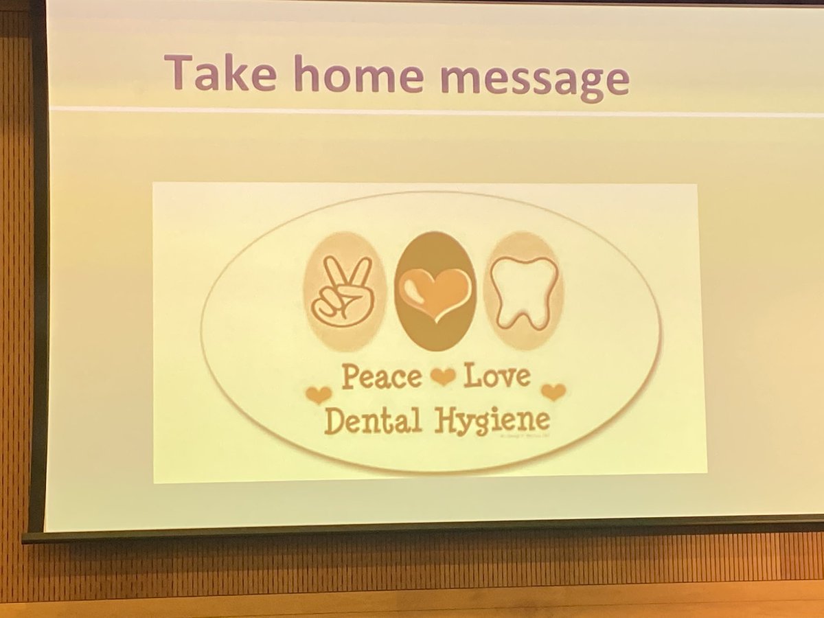 manonvanSpl's tweet image. The best Take Home Message ever #ISDH2022 @IFDHygienists thanks to Thérèse Elkerbout @NVMmondzorg