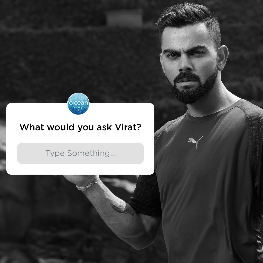 OceanBeverages's tweet photo. Calling out the #VKfamily, we're going to meet @imVkohli super soon 🤩
If you have a question for him, tell us in the comments below and we promise to answer a few of them soon!
#AskVirat #AskAnythingToVirat #ViratKohli #VK #OceanBeverages #LiveActive #OceanDrinks https://t.co/XI6oBpNc33