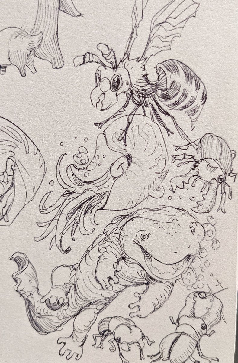 some sketches from your critter suggestions!!! 
