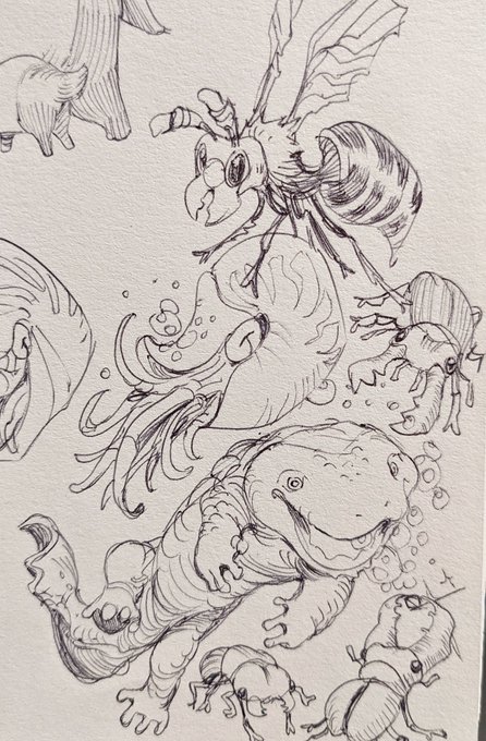 some sketches from your critter suggestions!!! 