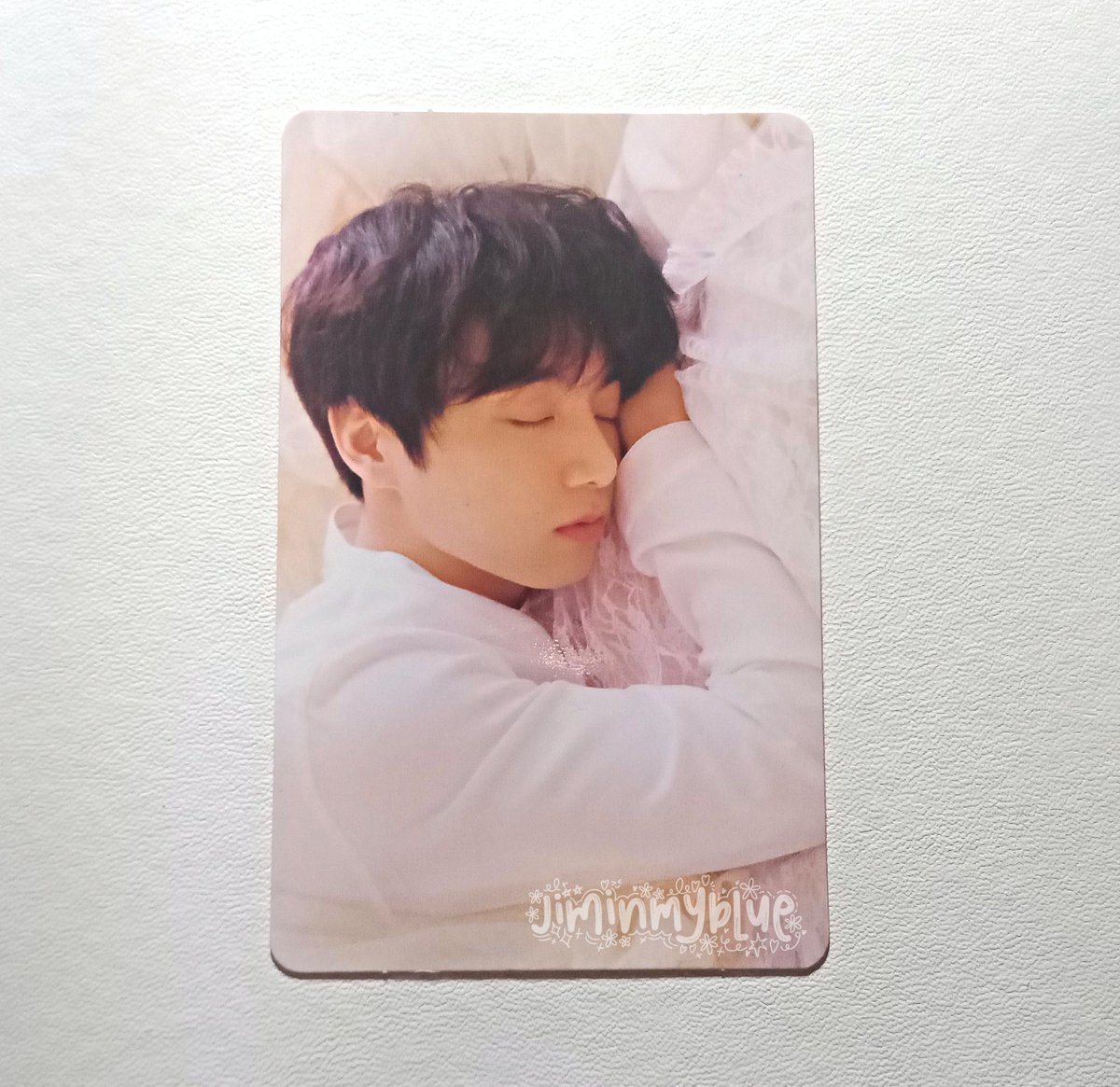 jiminmyblue's tweet photo. ˗ˏˋ #ashleymails 💌

hi @01KNJ29 my lalove, my baby is sleeping well btw haha joke thank you so much for bringing this pogi home. hindi na sad si jimin <3 

#happymailsfromiyah 📦 https://t.co/BTLGMcXAdF
