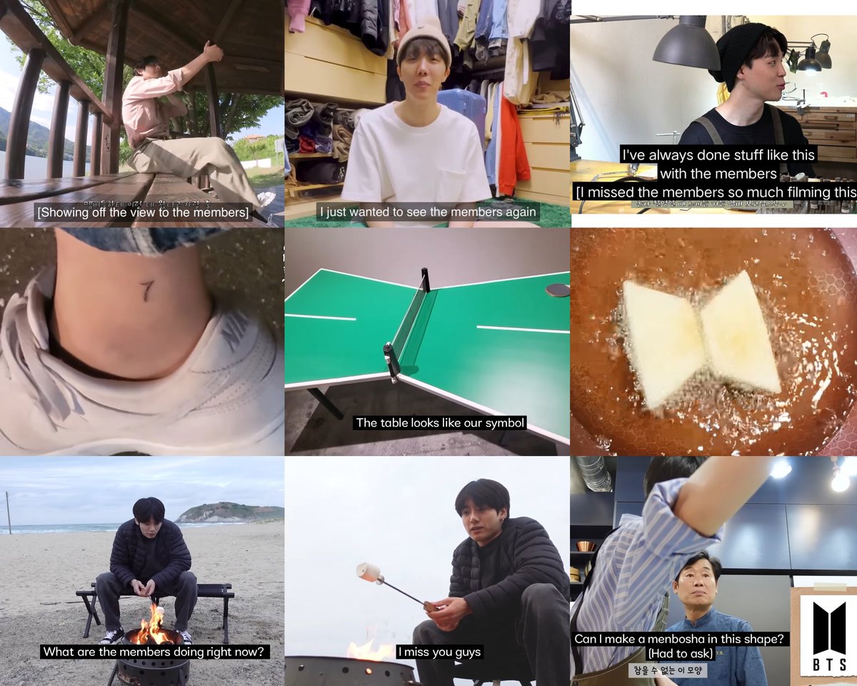 winnttaebear's tweet photo. BTS VLOG: they are missing each other https://t.co/viDRJFanWo