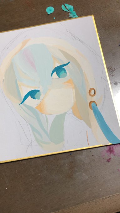 落書き中 