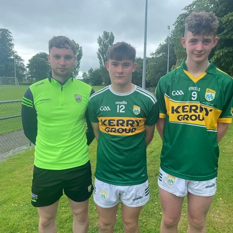 gaa_spa's tweet image. Good luck to @Kerry_Official in  Development Squad Finals today

Kerry South U16 v Kildare (@gaa_spa Aidan Cronin, Oran ONeill &amp;amp; Eoin Fitzgerald (selector))

Kerry South U15 v Cavan (@gaa_spa Joey McCarthy, Luke Doolan, Fionn Daly, Ivor Flynn (manager) &amp;amp; Aidan Cahill (selector)
