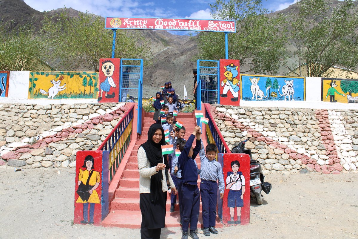 firefurycorps's tweet photo. Forever in Operations Division organised a walk & run for students of Army Goodwill School #Farona as part of #AmritMahotsav . 150 students alongwith 45 parents took part in the event
#HarGharTiranga
#IndependenceDay2022
@adgpi
@NorthernComd_IA
@lg_ladakh
@jtnladakh
@ANI https://t.co/Mjb2uVP4tq