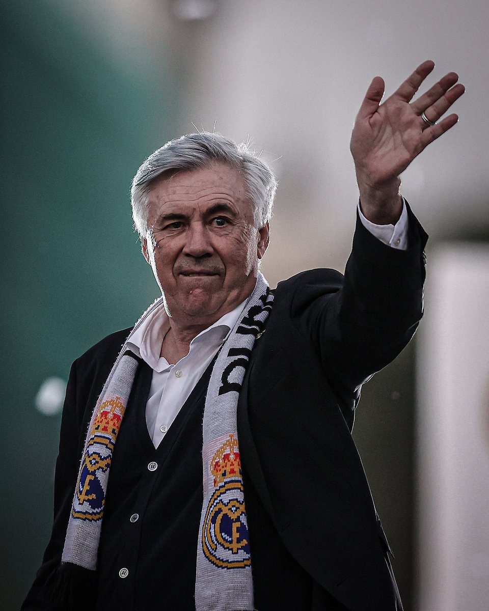 LuisOmarTapia's tweet photo. “Esta etapa en el Madrid cerrará mi carrera. Después de los blancos, me retiraré. El Real Madrid es el top del fútbol. Tiene sentido poner la palabra fin tras esta experiencia”

🗣 Carlo Ancelotti a Il Messagero https://t.co/kKkuUo1fes