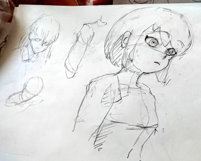 模写落書き 