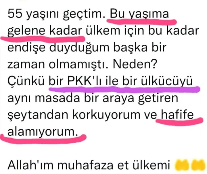 Durum ciddi istiklâl ve istikbâl mücadelesi 
Müminler kardeştir münafıklar kalleştir küfür tek millettir nokta