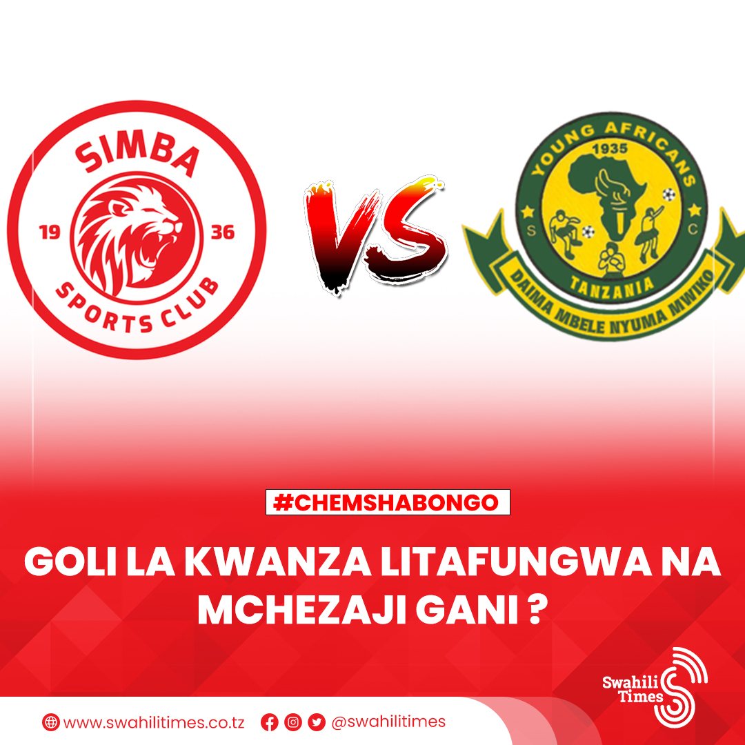 swahilitimes's tweet photo. Katika mchezo wa Ngao ya Jamii kati ya Simba na Yanga, unahisi goli la kwanza litafungwa na mchezaji gani? https://t.co/xBYqeWxWs6