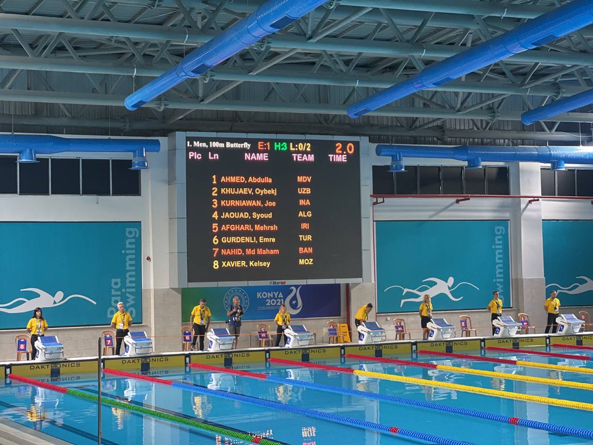 aquatics_uz's tweet photo. Плавание. Усмонов Эльдорбек и Ойбек Хужаев попали в полуфинал

Состоялся первый заплыв на дистанции 100 м баттерфляй. Наши соотечественники вышли в полуфинал. Усмонов Эльдорбек пропыл заплыв с результатом 55.05, а Ойбек Хужаев с результатом 57.32.

#плавание https://t.co/rhAzkeS3Fk