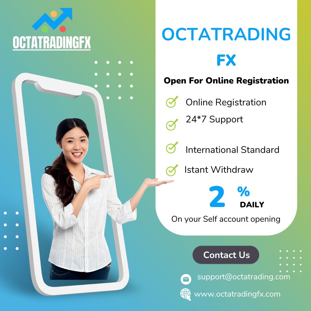 octa_token's tweet photo. Open For Online Registration 📈 #octatrading #trading #earn https://t.co/W71teI21dZ