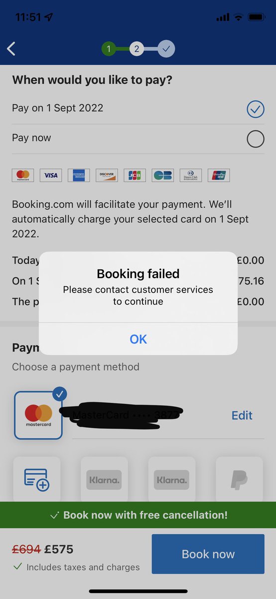 rajgurinder's tweet photo. @bookingcom yet again I am not able to make a booking. #poorcustomerservice every time I try to make a booking , it fails at the payment. Customer care doesn’t reply as they need a booking. I am genius level 2 member and still such a bad experience. https://t.co/JyA65Xrgls