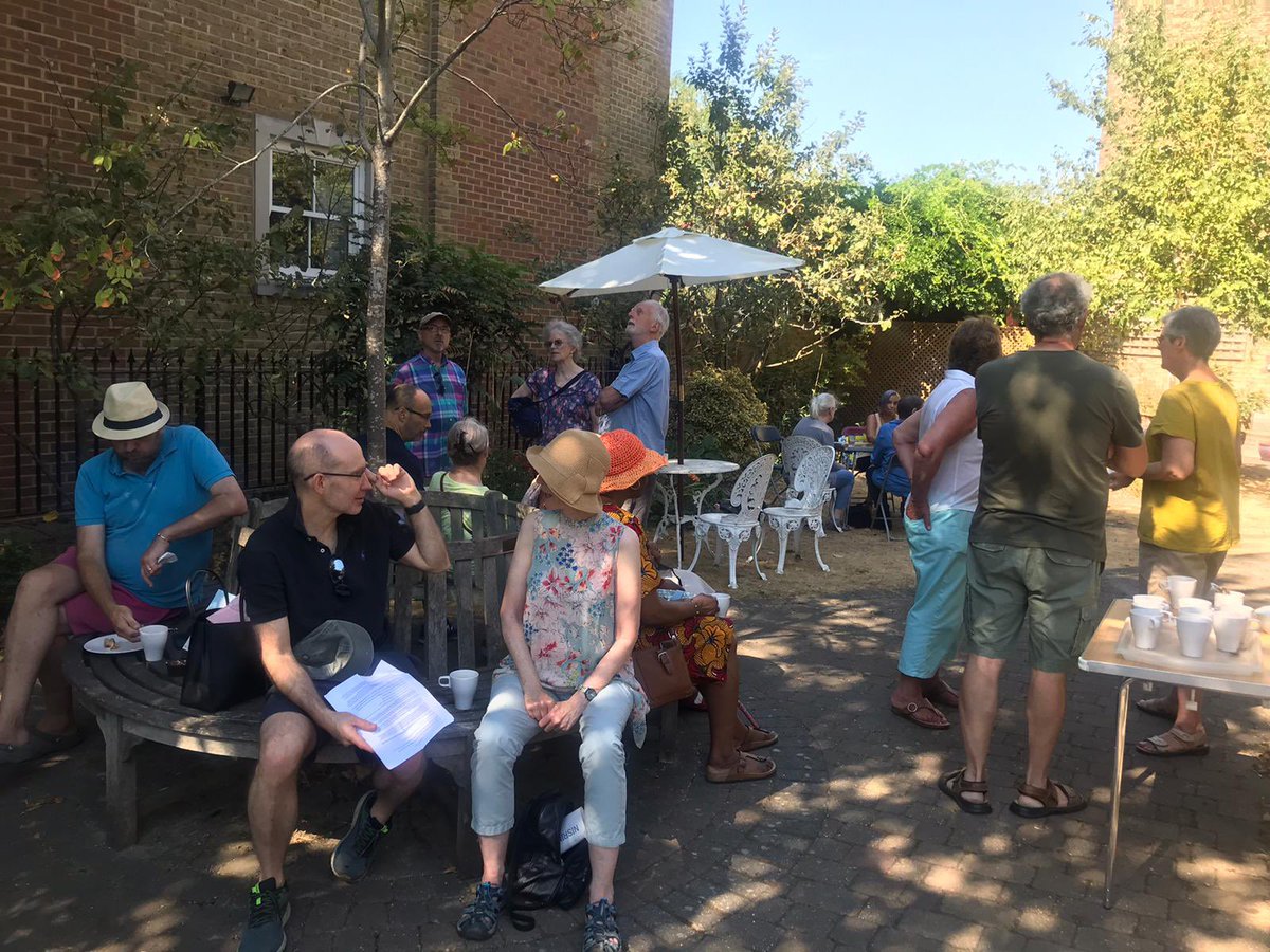 stmarybalham's tweet photo. Thank you to all who baked and supported in anyway this mornings #BigNHSTea. It’s been a lovely cool morning and great to see so many new faces and old enjoying the Tea and Cakes. Fundraising continues tomorrow after the mass when all are invited for more tea and cake #SupportNHS https://t.co/08itGYLRy3