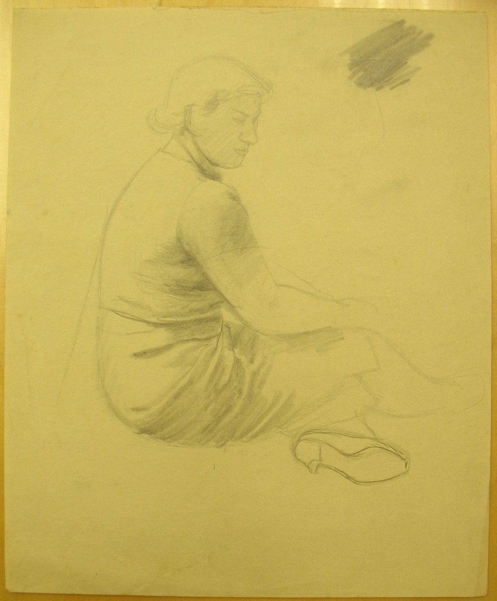 BM American Art (Bot) on Twitter "James Brooks, [Untitled] (Seated