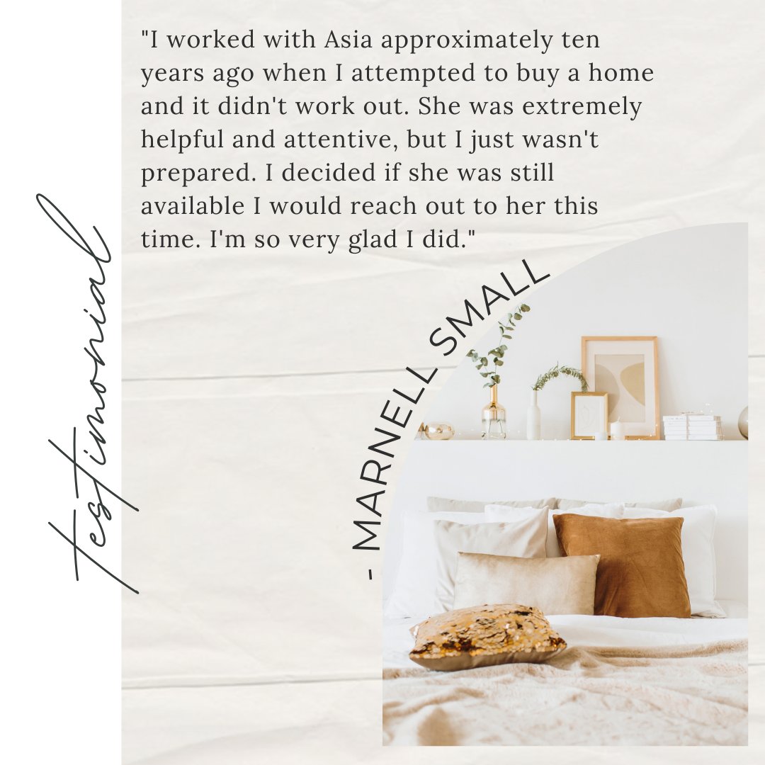 asiastoddard's tweet photo. My clients are the best part of what I do and the reason why I do what I do. Thank you for making this career so fulfilling! #fathomthat #happyclient
𝐀𝐬𝐢𝐚 𝐒𝐭𝐨𝐝𝐝𝐚𝐫𝐝
240-381-5269
asia@homesbyasia.com https://t.co/DTMq1fl3YX