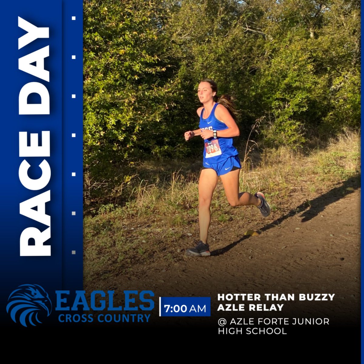 scs_athletics's tweet photo. π¦
π RACE DAY ππ¦
#SCSXC kicks off the 2022 season at the Hotter than Buzzy Azle Relay this morning!
Races will begin around 7:00 am
#GoEagles https://t.co/3vuH8K8eph