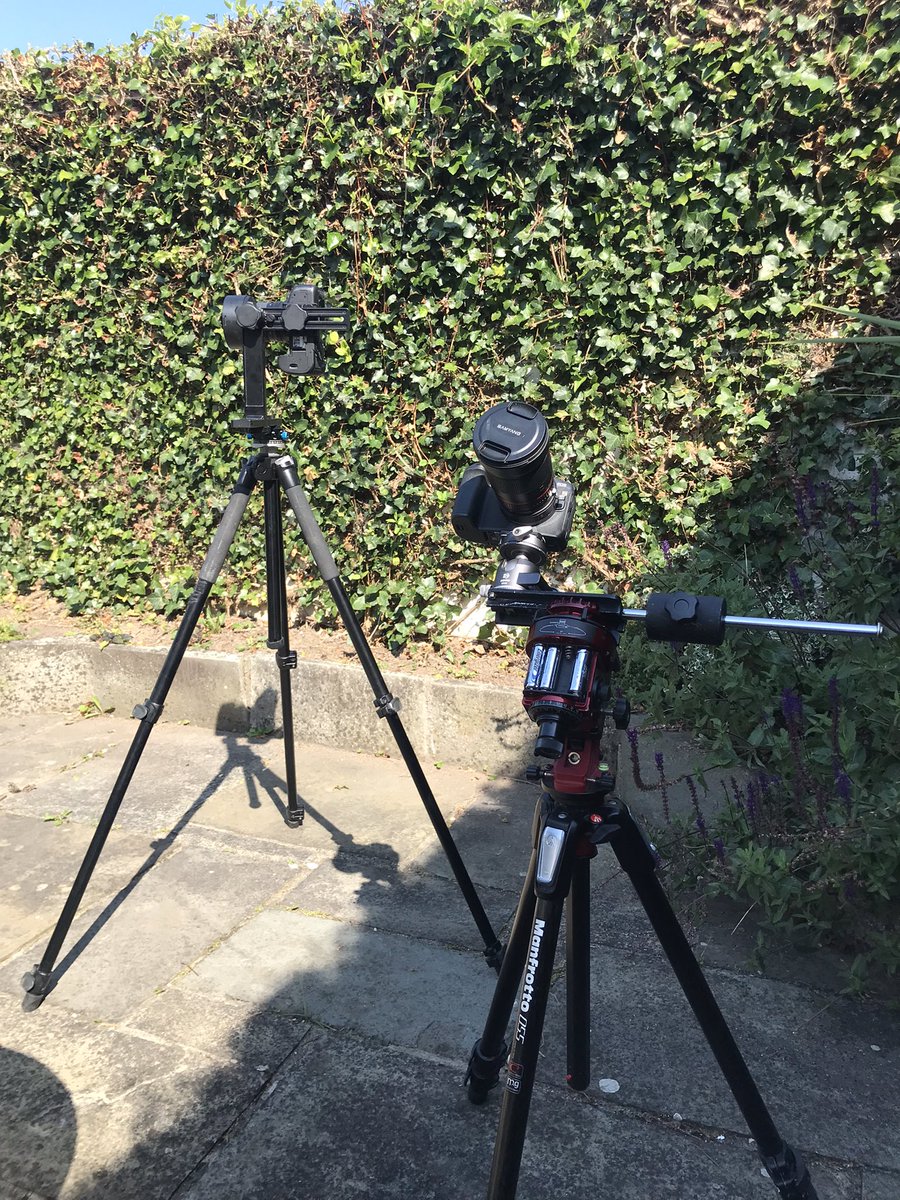 Astrophoto_Tom's tweet image. Working on my talk for next weeks Skellig Star Party talk. Here are the two types of set up I use. Which one I choose depends on the location I m heading to, what I m shooting, and whether a single pane or panoramic is needed. More next Saturday!! #skelligstarparty #ssp2022