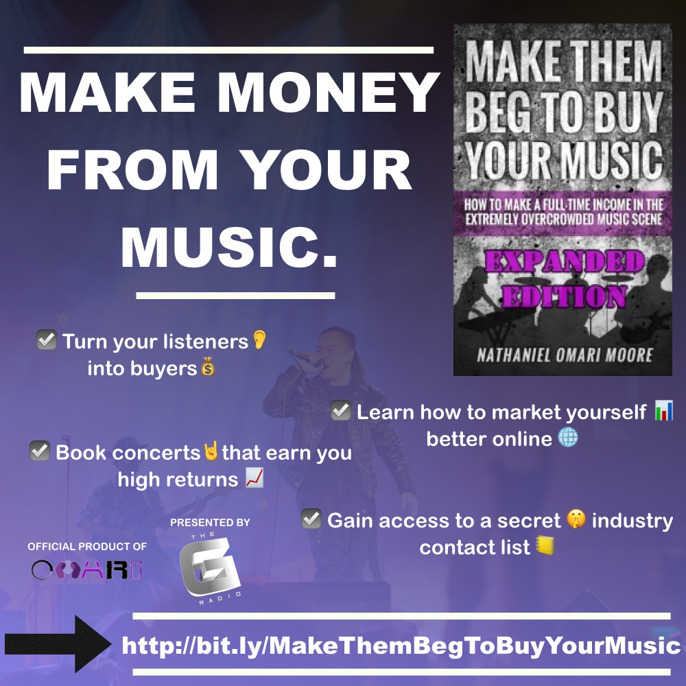 Make them beg to buy your music!

Click Here To Proceed:
bit.ly/MakeThemBegToB…

Start earning an income from doing what you love!

#THEGRADIO #Music #Money #MakeMoney #MakingMoney #Artist #Artists #MusicLovers #MusicIsLife #Rap #HipHop #RnB #Underground #UndergroundRappers