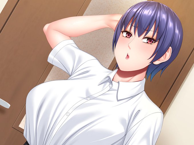 次回作のCG集を制作しています!
今回はボーイッシュな幼馴染がヒロインです。 