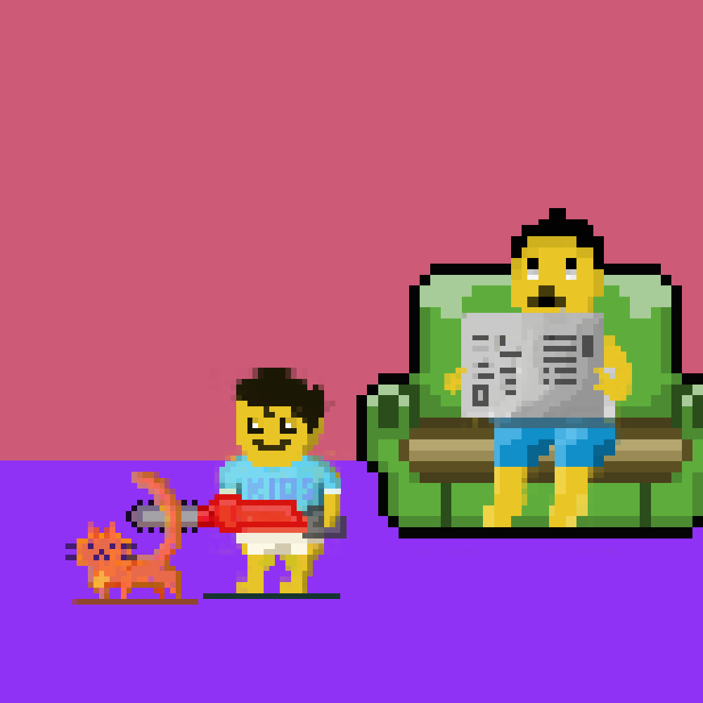 adgonnotbroke's tweet photo. my Jake is a trouble! look at that little menace! (clap) 

@No_Jake_NFT a hell of fun collection lol. thanks for @GuywithIpad for the humour and the art👾🙃 https://t.co/SlnVu5LiPG
