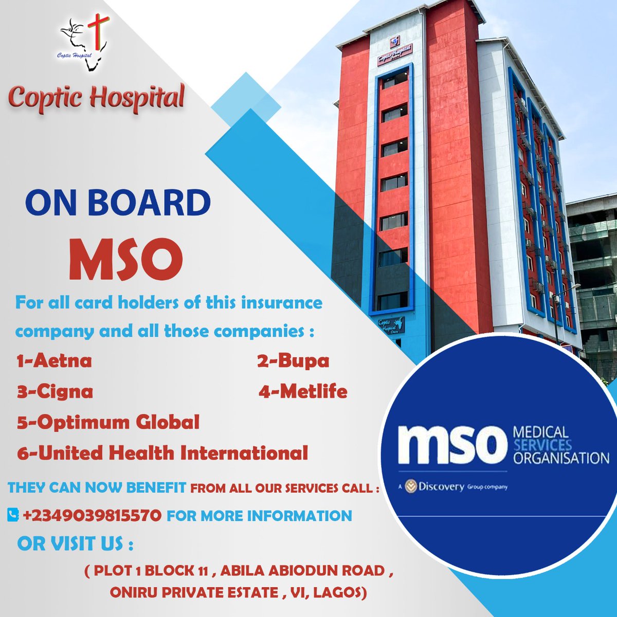 Coptic Hospital - Nigeria tweet media