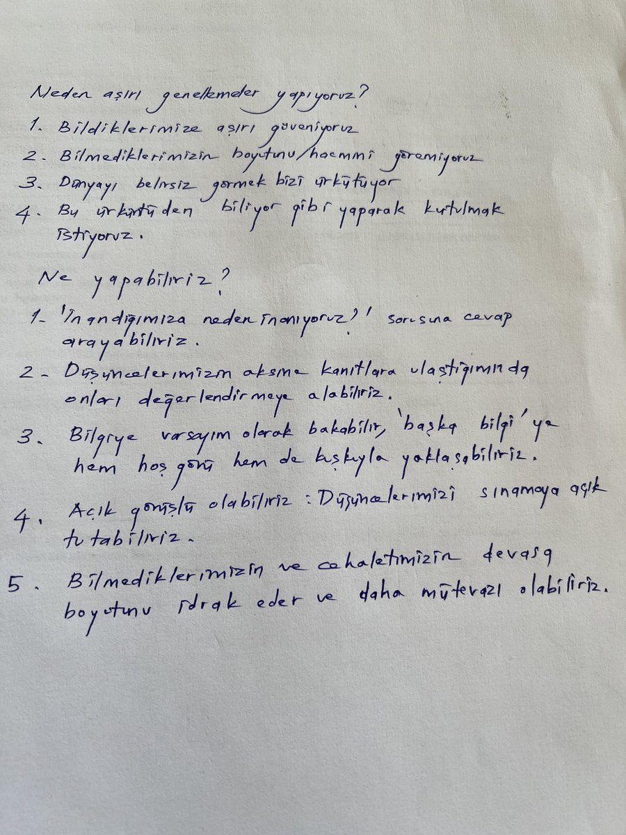 Neden aşırı genellemeler yapıyoruz? Bundan nasıl kaçınabililiriz?