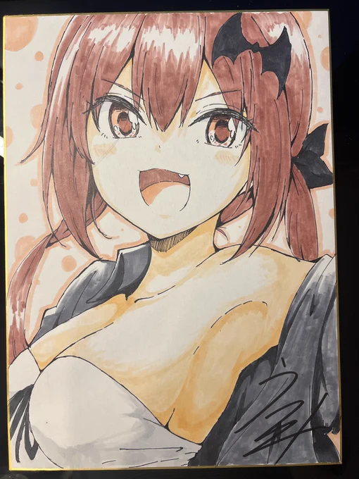 きたる8月15日は夏&サタ誕ということでこちらの水着色紙2枚を解放します!14日の22時ごろから15日の23時ごろまでヤフオクにおかせていただく予定ですので興味ある方はぜひに! 