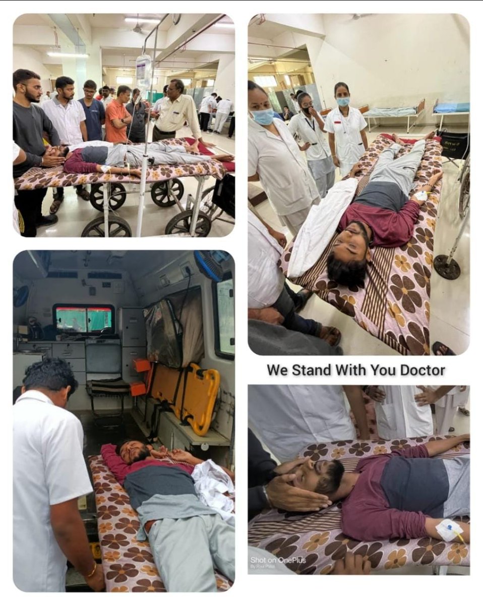 We stand in solidarity with our Veterinary doctors.
<a href="/CMOGuj/">CMO Gujarat</a> please give some attention to Vet's who are on hunger strike from last 3-4 days for increment in intern stipend, they're now hospitalised.
Shameful!!
#Increase_Guj_Vet_Stipend
<a href="/Bhupendrapbjp/">Bhupendra Patel</a>