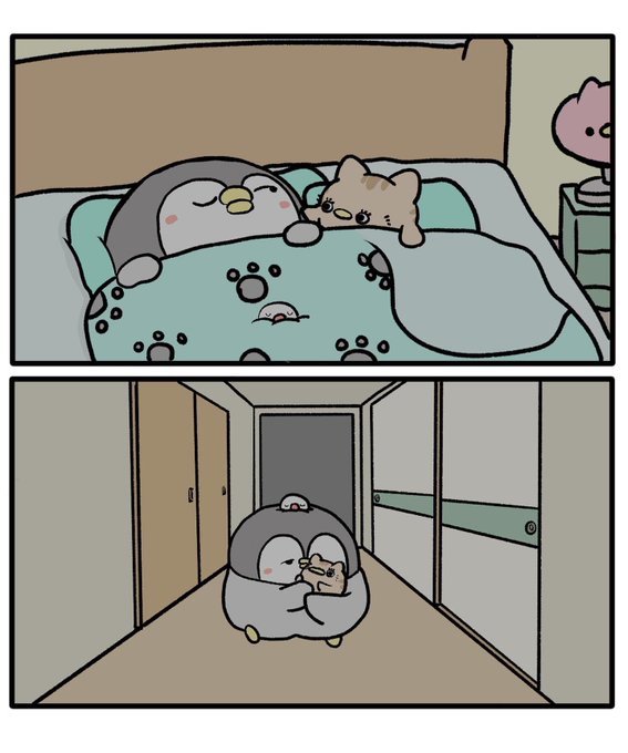 ちゃんぺんと猫ぺん
「夜中のトイレ」 