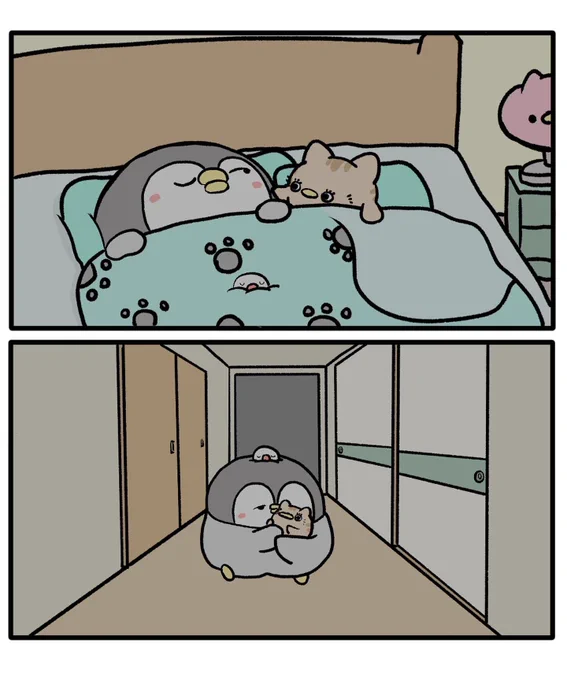 ちゃんぺんと猫ぺん
「夜中のトイレ」 