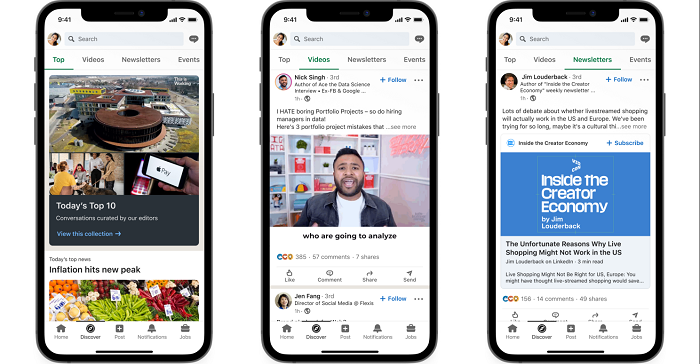 Socias__'s tweet photo. LinkedIn tests New ‘Discover’ Feed, New Groups Elements in Order to Enhance Engagement

LinkedIn's testing its own take on algorithm-based content discovery.

https://t.co/Ae9QiXf8Bn

Thanks to @socialmedia2day https://t.co/Ol5RFyMkl7